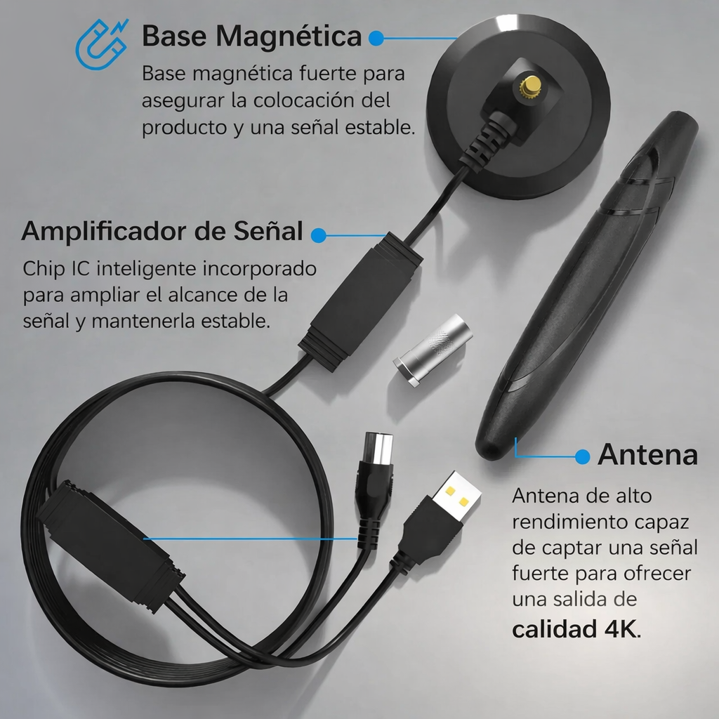 Antena HDTV 5600 Millas 4K