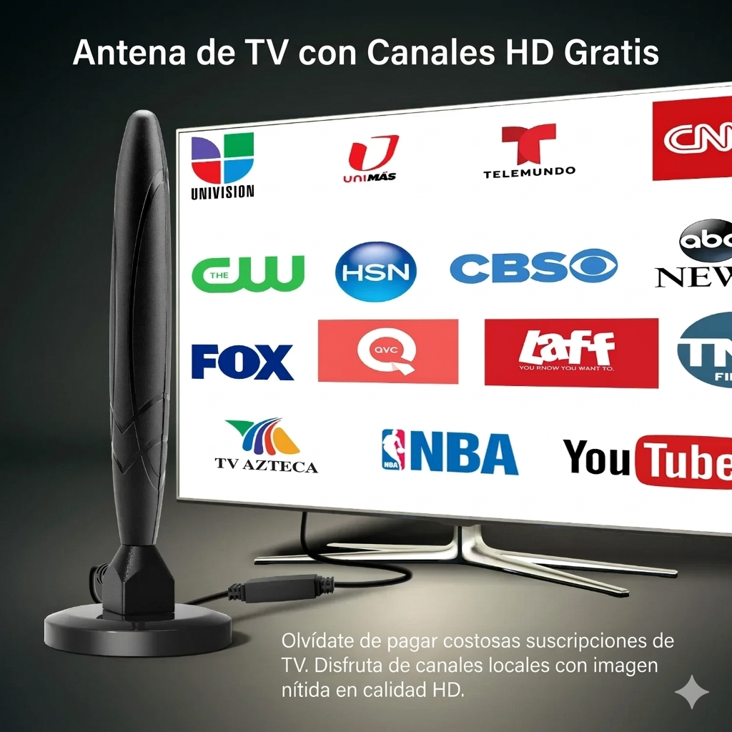 Antena HDTV 5600 Millas 4K