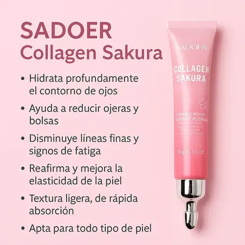 Contorno para ojeras Sakura y colágeno